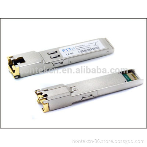 Copper SFP Transceiver, 100m, 10/100/1000Mb/s